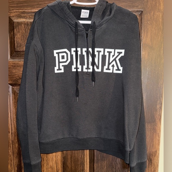 PINK Victoria's Secret Tops - PINK Quarter-zip hoodie.